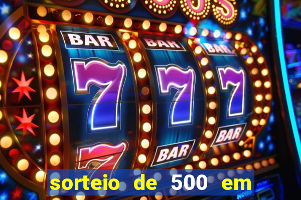 sorteio de 500 em cash toda segunda feira novibet