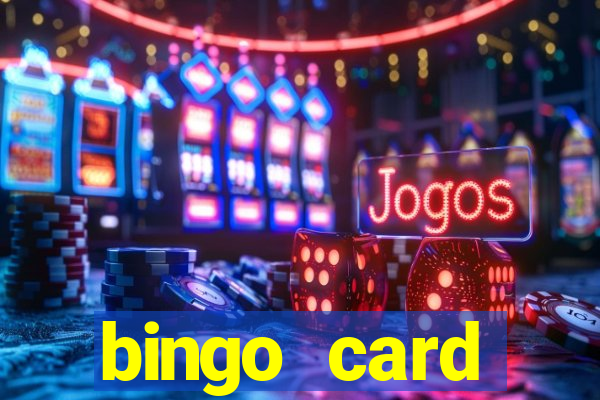 bingo card generator with pictures