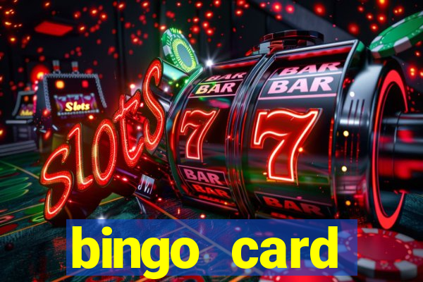bingo card generator with pictures