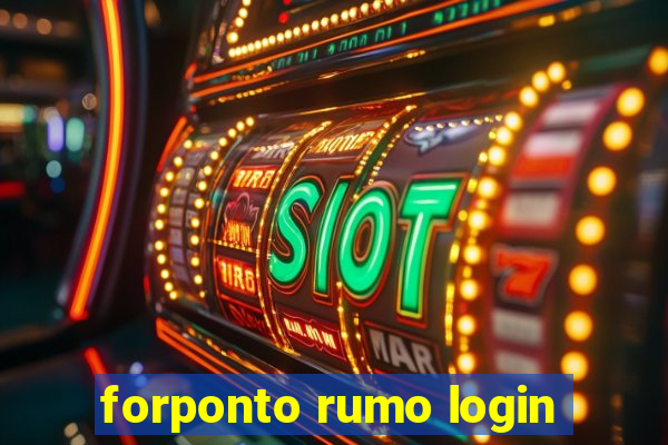 forponto rumo login