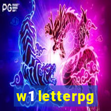 w1 letterpg