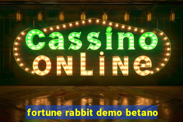 fortune rabbit demo betano