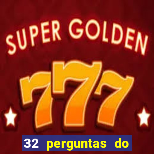 32 perguntas do livro do destino