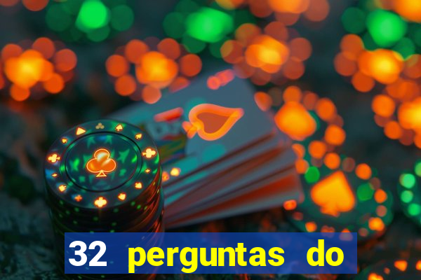 32 perguntas do livro do destino