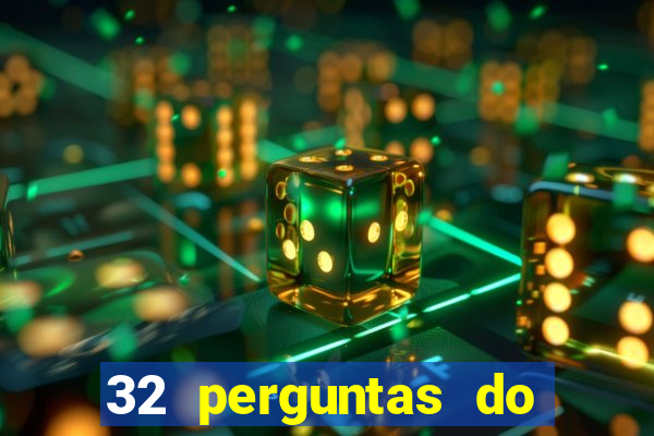 32 perguntas do livro do destino