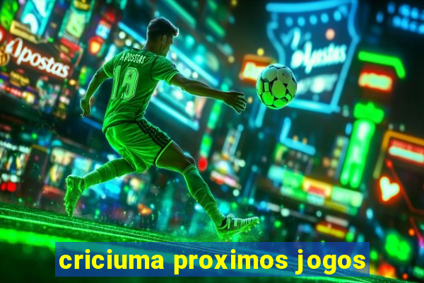 criciuma proximos jogos