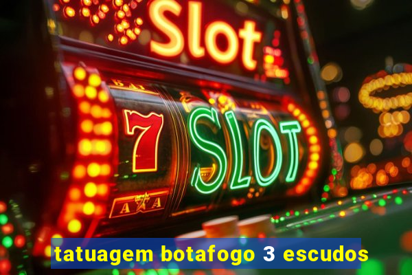 tatuagem botafogo 3 escudos