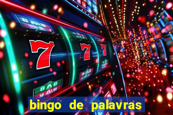 bingo de palavras de natal