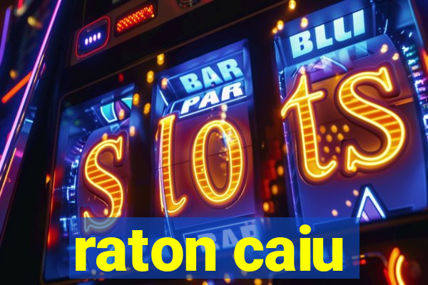 raton caiu