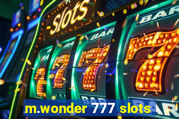 m.wonder 777 slots
