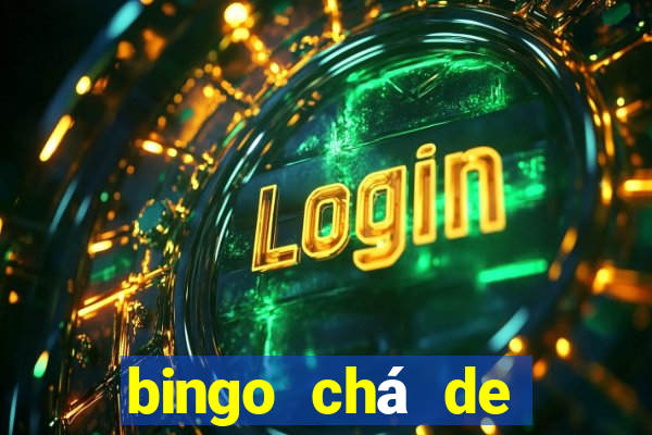 bingo chá de bebê excel