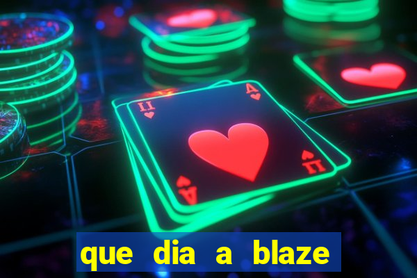 que dia a blaze paga o cashback
