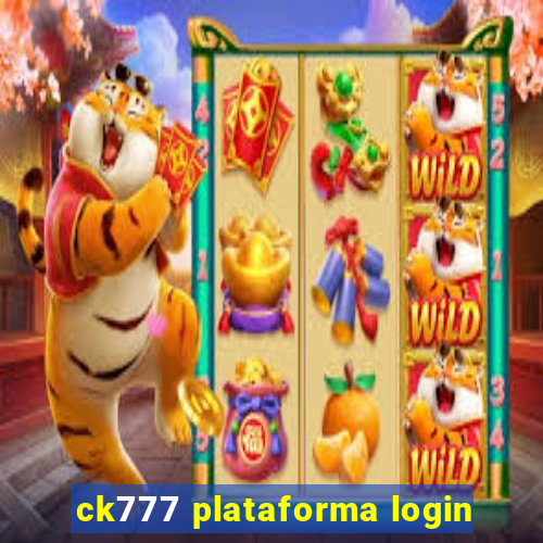 ck777 plataforma login
