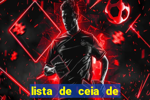 lista de ceia de natal completa