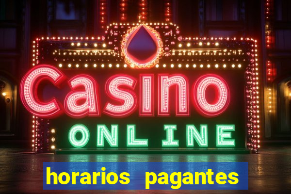 horarios pagantes do coelho