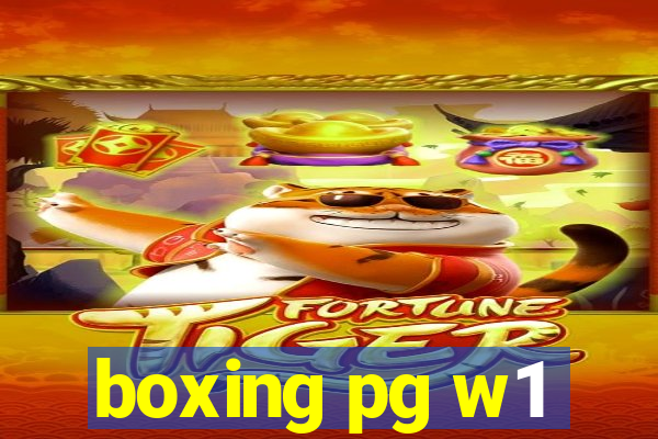 boxing pg w1