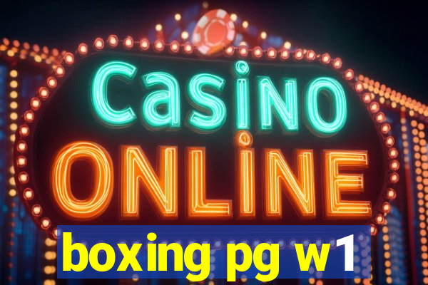 boxing pg w1