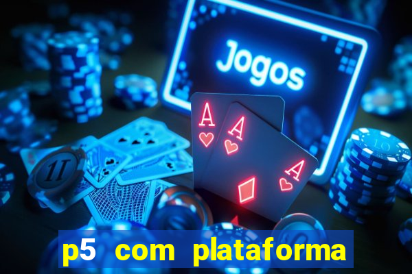 p5 com plataforma de jogos