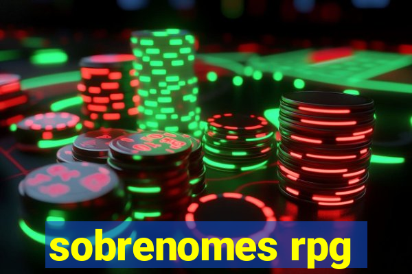 sobrenomes rpg