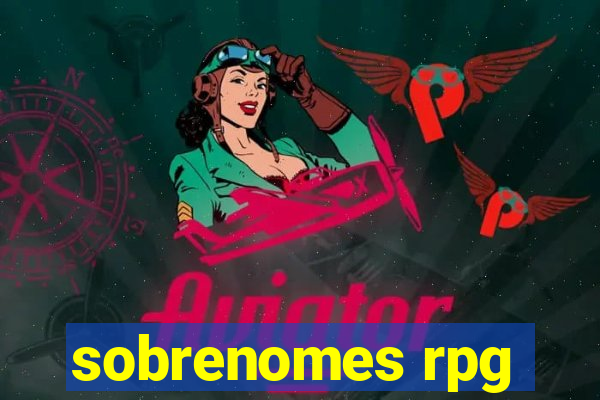 sobrenomes rpg