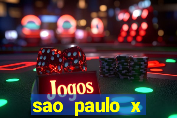 sao paulo x botafogo palpite