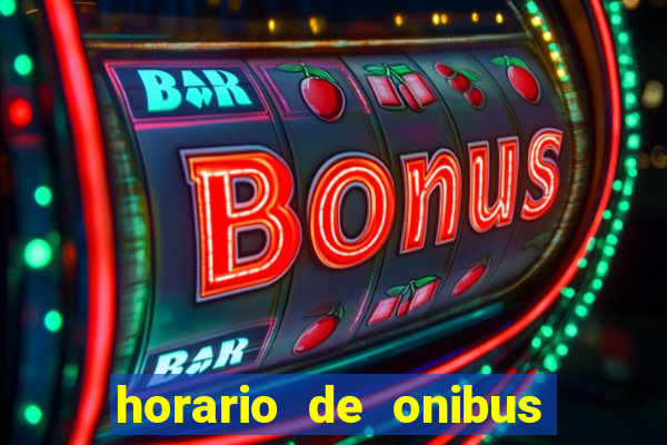 horario de onibus santos dumont x juiz de fora