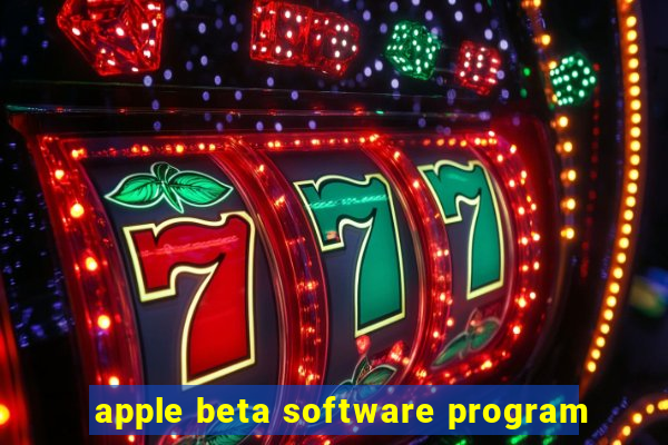 apple beta software program