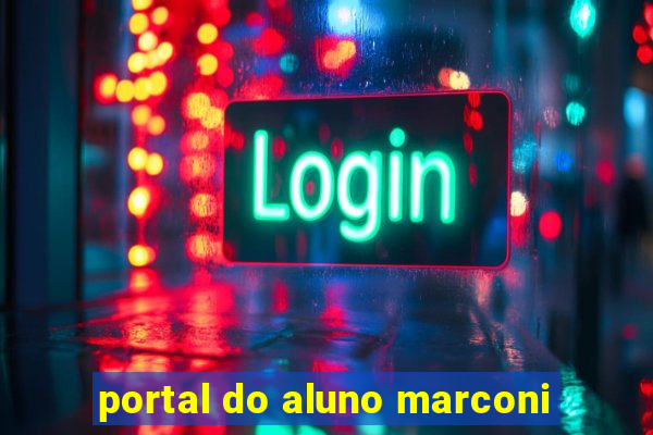 portal do aluno marconi
