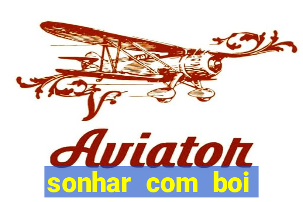 sonhar com boi branco jogo do bicho