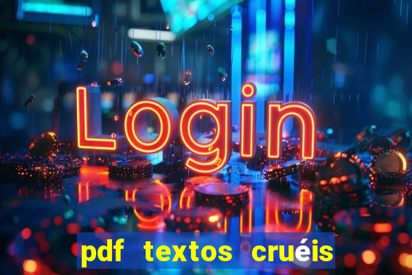 pdf textos cruéis demais para serem lidos rapidamente