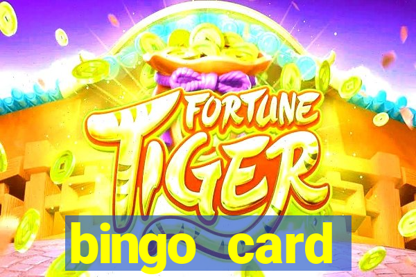 bingo card generator with pictures