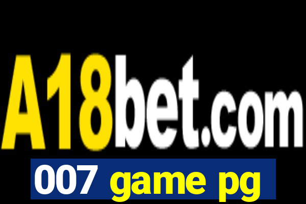 007 game pg