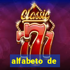 alfabeto de caligrafia bonita