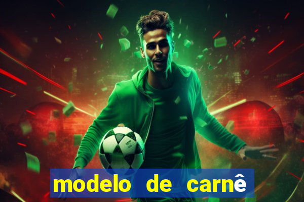 modelo de carnê de pagamento word