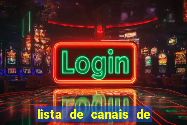 lista de canais de esporte iptv