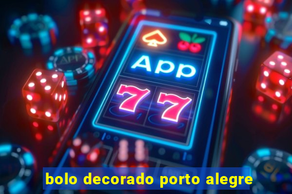 bolo decorado porto alegre