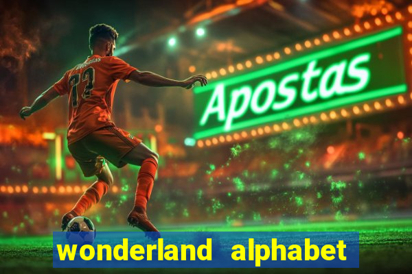 wonderland alphabet comic studio