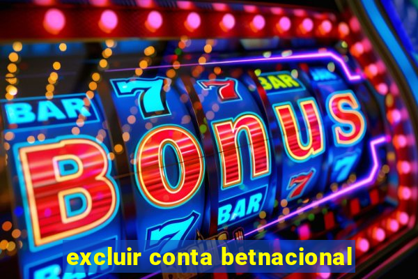 excluir conta betnacional
