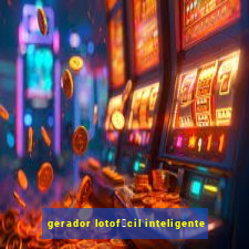 gerador lotof谩cil inteligente