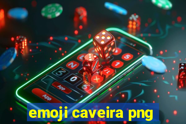 emoji caveira png