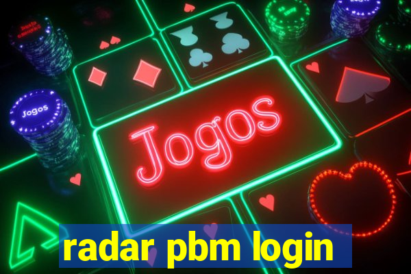 radar pbm login