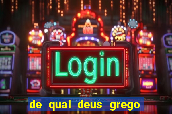 de qual deus grego eu sou filho percy jackson