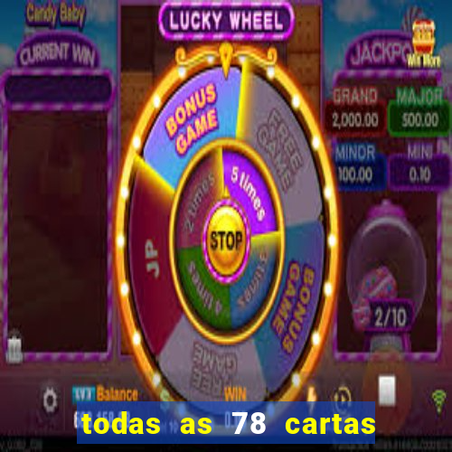 todas as 78 cartas do tarot