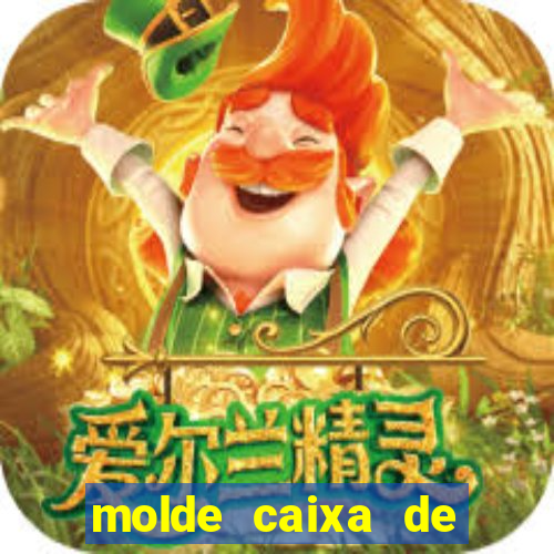 molde caixa de baralho png