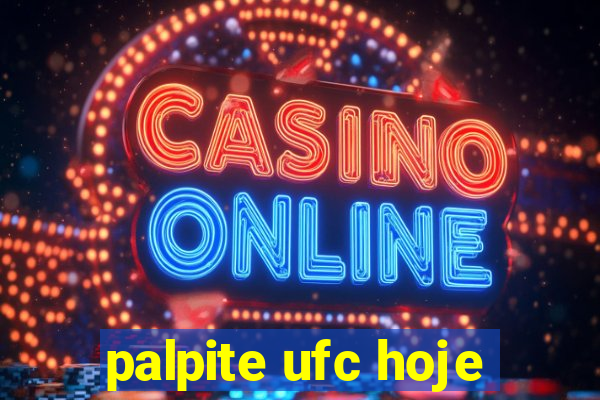 palpite ufc hoje