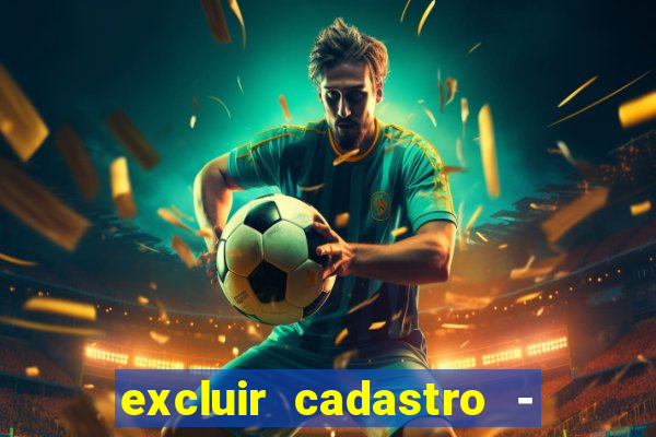 excluir cadastro - casas bahia