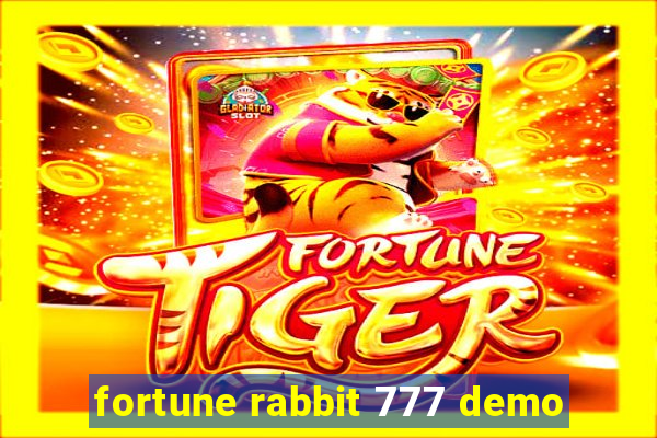 fortune rabbit 777 demo