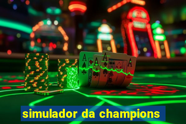 simulador da champions
