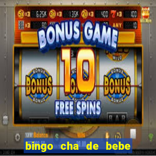 bingo cha de bebe cartelas para imprimir