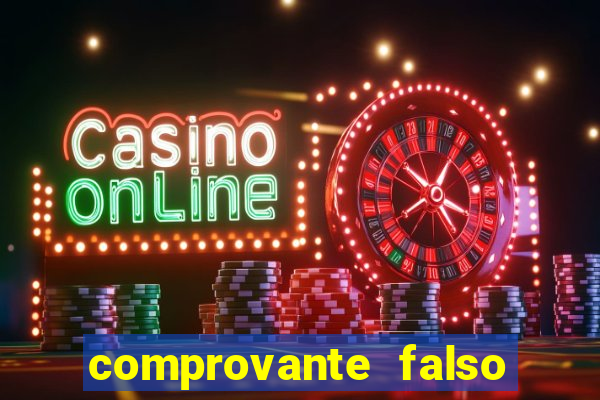 comprovante falso de 50 reais